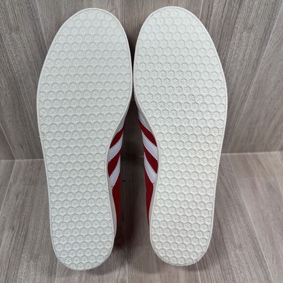 ADIDAS Originals Gazelle \'Scarlet White\' JI1534 Men\'s size 9.5